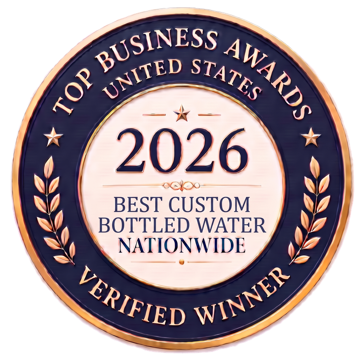 2026 Best Custom Bottled Water Nationwide winner seal