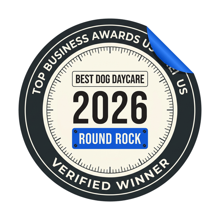 2026 Best Dog Daycare in Round Rock winner seal