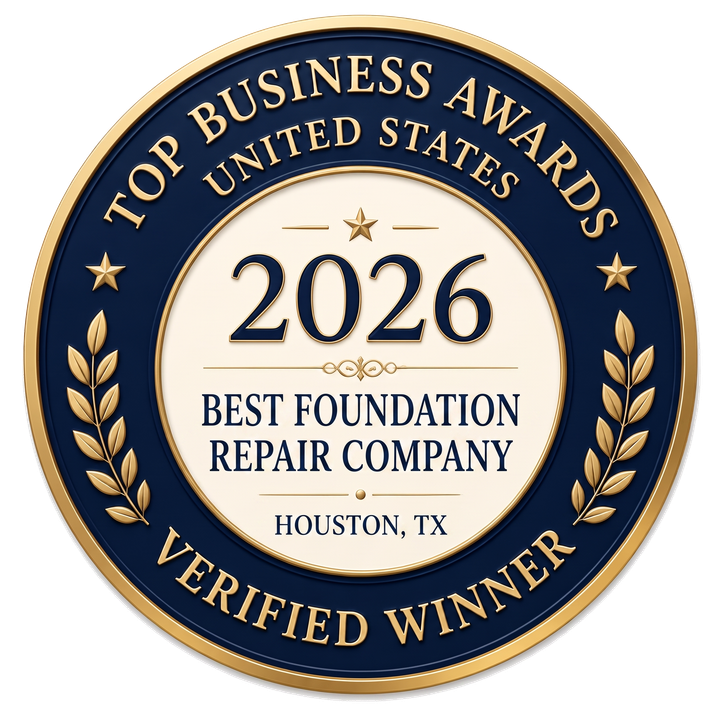 2026 Best Foundation Repair Company in Houston winner seal