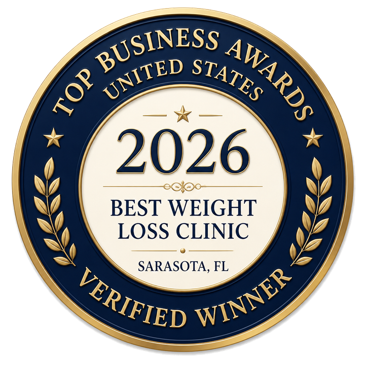 2026 Best Weight Loss Clinic in Sarasota winner seal